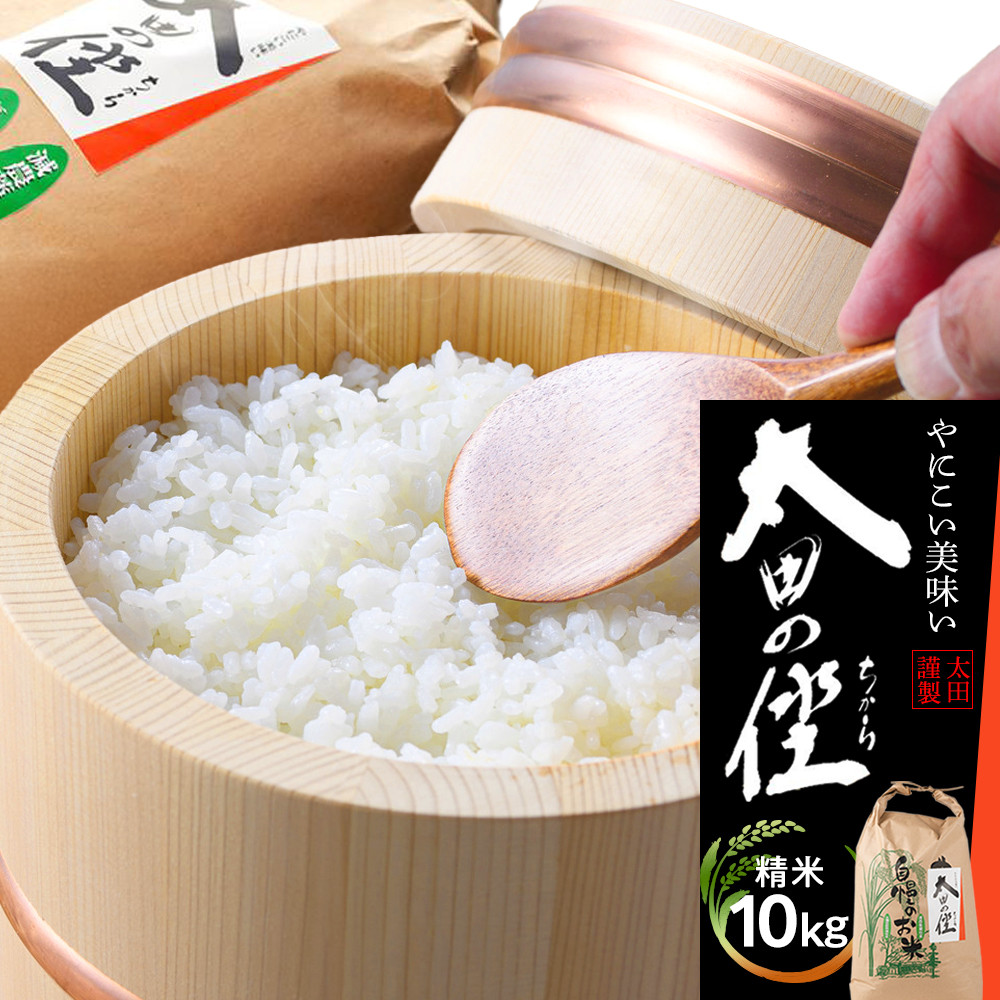 『太田のちから』10kg 減農薬栽培・有機質肥料栽培のコシヒカリ和歌山県那智勝浦町26000米・パン白米