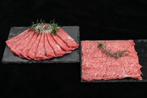 熊野牛 ロース・肩ロース すき焼き・しゃぶしゃぶ 1kg【MT8】和歌山県那智勝浦町38000肉牛肉