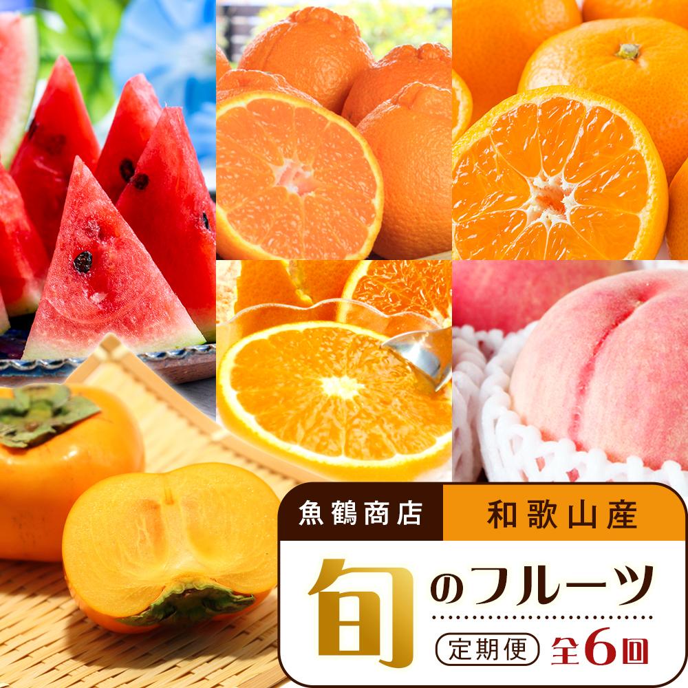 【2・4・6・8・10・12月 偶数月発送 全6回】和歌山産 旬のフルーツ お楽しみ 定期便 【魚鶴商店】【UT113】和歌山県那智勝浦町81000果物・フルーツその他 果物・フルーツ
