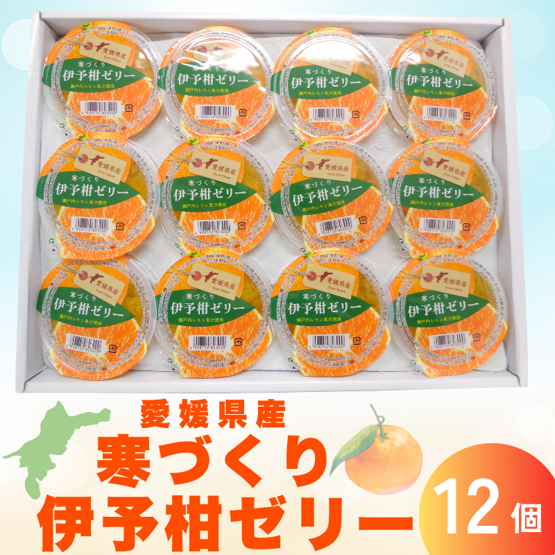 寒づくり伊予柑ゼリー詰合せ(平箱) No.18 12個入り 人気 さっぱり 美味しい おいしい 柑橘 お菓子 デザート フルーツ ギフト プレゼント おすすめ |B155愛媛県伊予市11000菓子・スイーツプリ