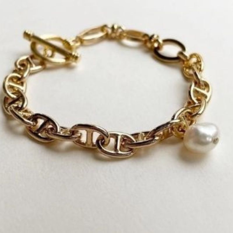 [CherieIWiuXbg]pearl chain brace / goldsaJ16000ߗށEiEH|iANZT[