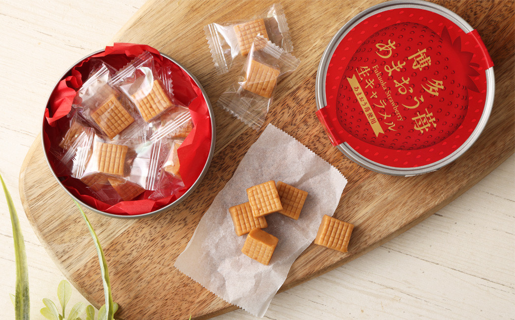 博多あまおう 苺 生キャラメル 12粒×6缶福岡県香春町14000菓子・スイーツその他 洋菓子