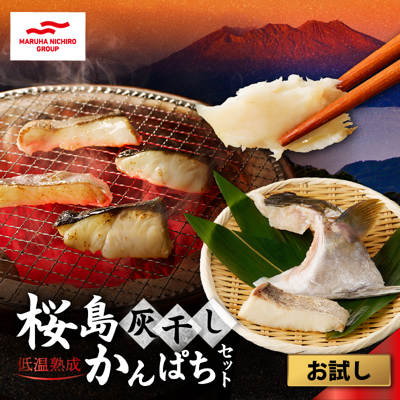 桜島灰干しかんぱち お試しセット K255-001_01鹿児島県鹿児島市6000魚介・海産物干物