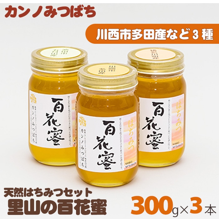 里山の百花蜜300gセット(天然はちみつセット)兵庫県川西市21000鍋セット・総菜・加工食品ジャム・はちみつ