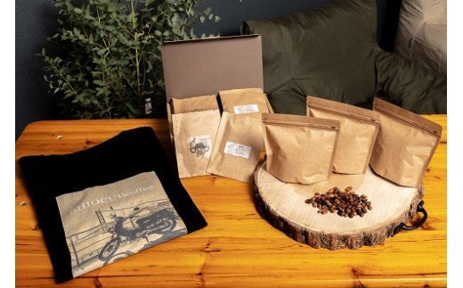 【粉】自家焙煎コーヒー&【M】シオカブTシャツセット兵庫県川西市36000お茶・飲料コーヒー・紅茶