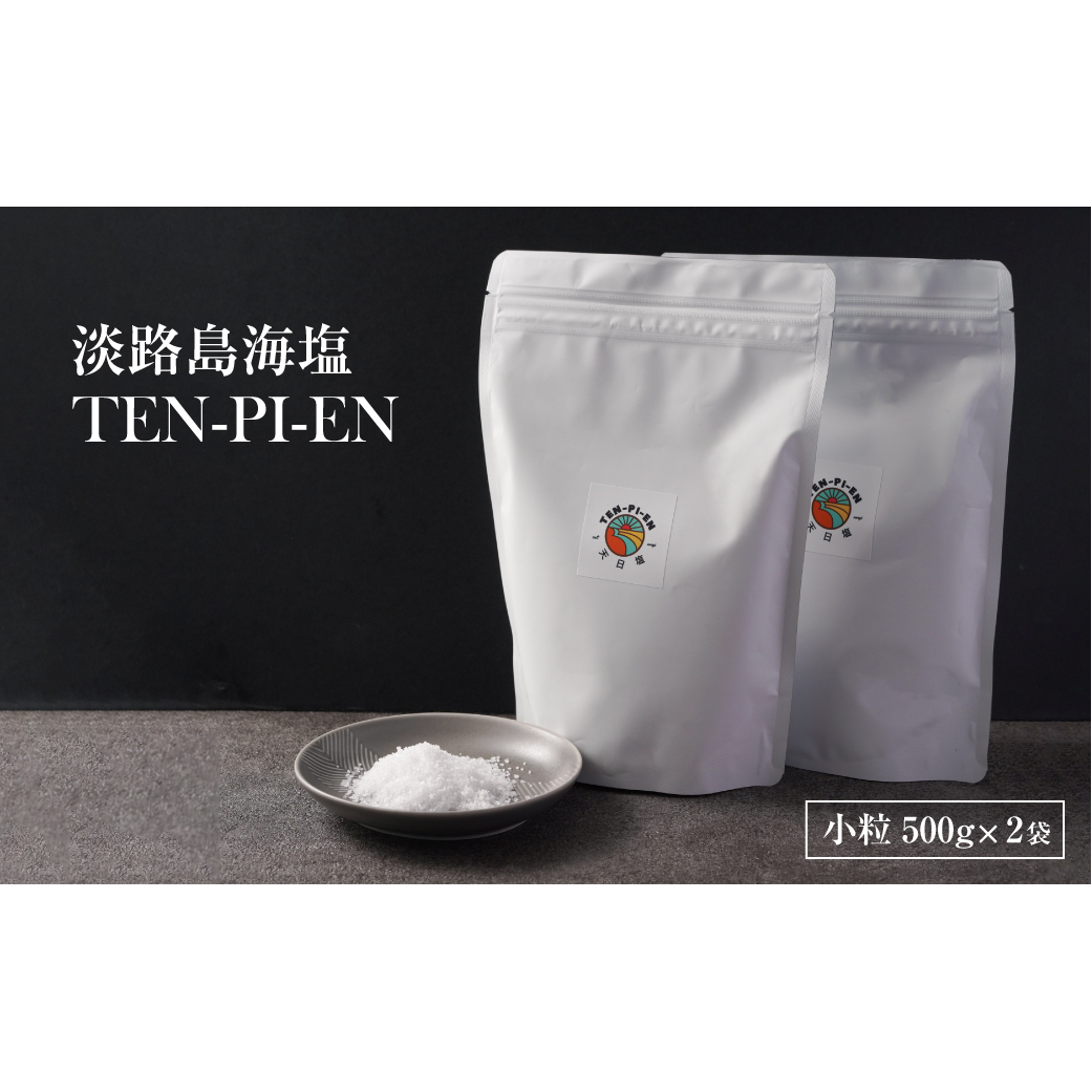 淡路島海塩 TEN-PI-EN 小粒1kg(500g×2袋)兵庫県淡路市76000調味料・油その他 調味料・油