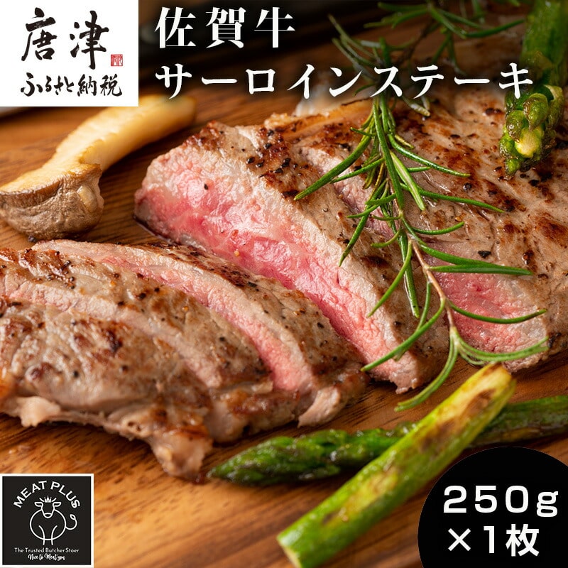 艶さし!佐賀牛サーロインステーキ 250g×1枚 肉 牛肉 ステーキ 焼肉 BBQ バーベキュー ギフト アウトドア佐賀県唐津市13000肉