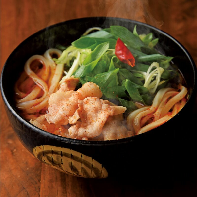神楽門前湯治村 元祖うまから 冷凍夜叉うどん 6個セット 麺類 広島県安芸高田市21500麺