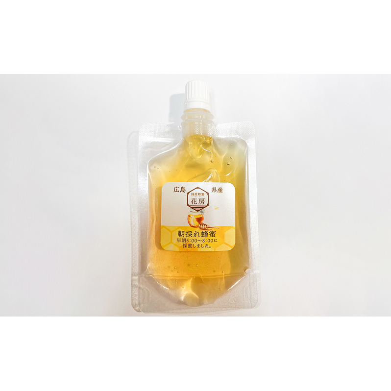 はちみつ 朝採れはちみつパウチタイプ 75g ハチミツ 蜂蜜 広島県安芸高田市8500鍋セット・総菜・加工食品ジャム・はちみつ
