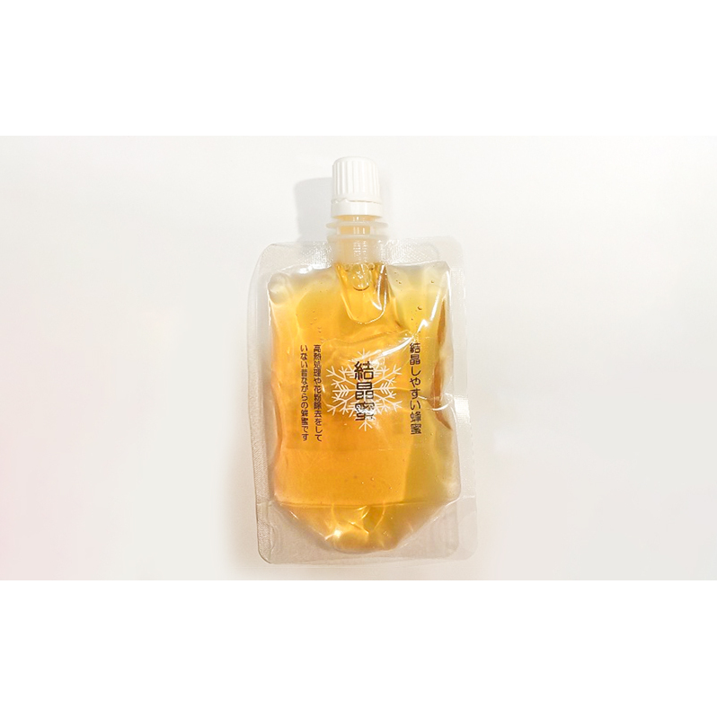 はちみつ 結晶蜜パウチタイプ 75g ハチミツ 蜂蜜 広島県安芸高田市8500鍋セット・総菜・加工食品ジャム・はちみつ