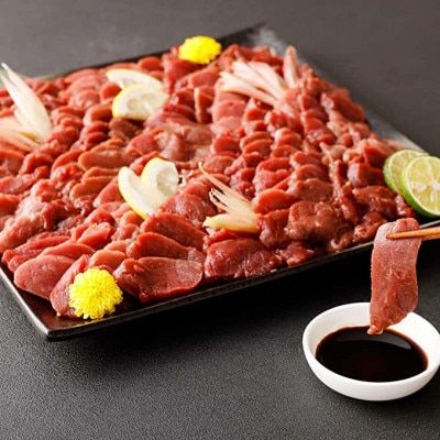 【国産馬刺し】熊本直送 上霜降り(トロ)200g+赤身200g 合計400g(美里町)【配送不可地域:離島】【1383834】熊本県美里町25000肉その他 肉