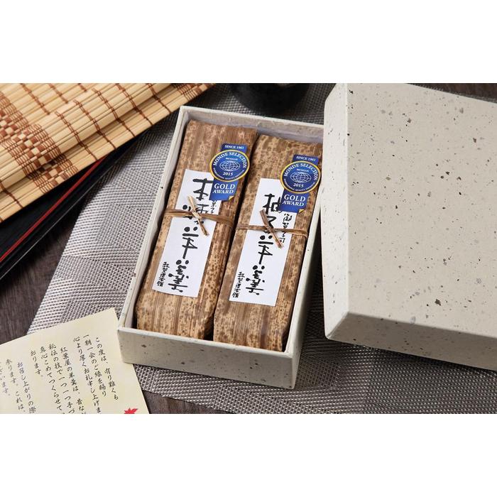 本竹皮包み羊羹 2本セット和歌山県印南町9000菓子・スイーツその他 和菓子