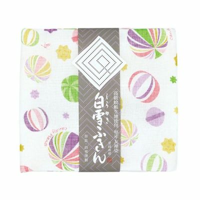 白雪友禅ふきん キャンディプラネット2枚セット(ピンク・ブルー) ふきん 布巾 台拭き キッチンクロス 友禅染め 蚊帳生地 吸湿 保湿 ふんわり ハンカチ タオル おしぼり お絞り 食器拭き