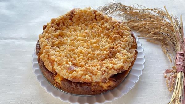 米農家の嫁が作る米粉クランブルチーズケーキ(プレーン)米心工房 奈良県 奈良市 なら I-316奈良県奈良市10000菓子・スイーツケーキ・カステラ