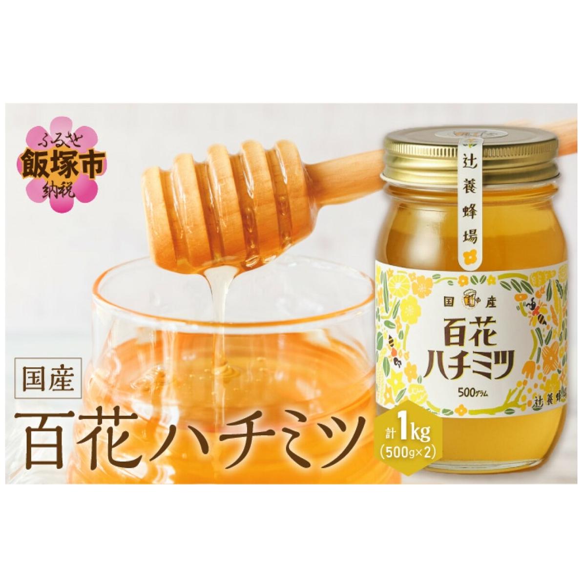 百花ハチミツ 500g×2【B6-020】福岡県飯塚市26000調味料・油その他 調味料・油