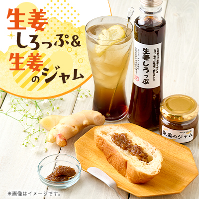 生姜シロップ&生姜のジャム【1587784】兵庫県神河町11000鍋セット・総菜・加工食品その他 鍋セット・総菜・加工食品
