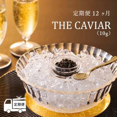 『定期便』:12ヶ月 THE・CAVIAR(ザ・キャビア)10g TF0494-P00066宮崎県高原町156000魚介・海産物明太子・その他魚卵