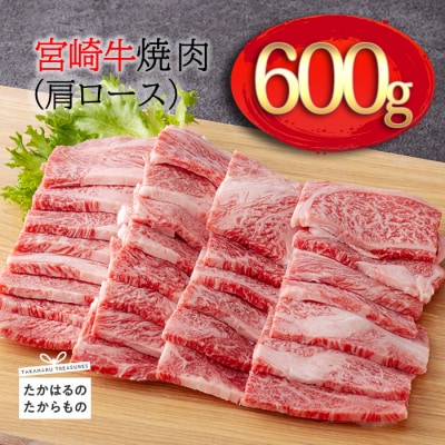 宮崎牛焼肉(肩ロース)約600g TF0573-P00012宮崎県高原町15000肉