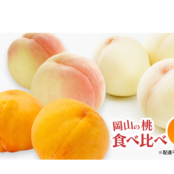 フルーツ 定期便 2026年 先行予約 岡山 の 桃 食べ比べ 定期便 3回コース もも モモ 岡山県産 国産 フルーツ 果物 セット ギフト 岡山県高梁市100000果物・フルーツ