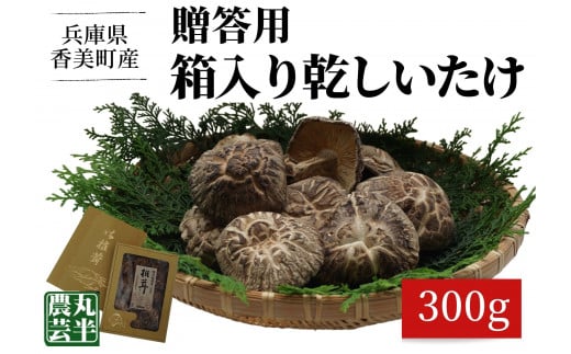 【贈答用 箱入りしいたけ 300g】きのこ キノコ 椎茸 しいたけ シイタケ 乾燥椎茸 原木乾燥しいたけ 原木栽培 最上級 肉厚 煮物 鍋 だし汁 17000円 55-02兵庫県香美町17000野菜・きのこきのこ
