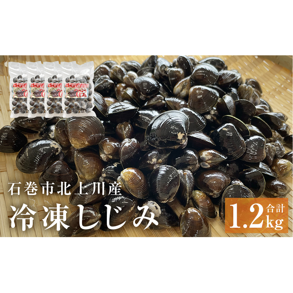 冷凍しじみ300g×4パック宮城県石巻市12000魚介・海産物