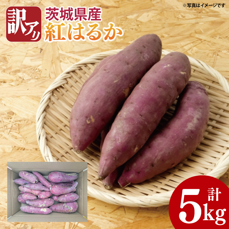 【2025年11月より順次発送】【数量限定】訳アリ 茨城県産紅はるか 約5kg|さつまいも 芋 サツマイモ 紅はるか 訳あり わけあり 先行予約 茨城県 取手市(AS003-1)茨城県取手市6000野菜・きのこ