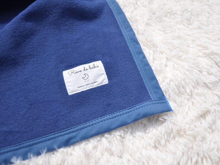 ベビー毛布 (ネイビー) 85×115cm N-MM300|よこ糸 (毛羽部分):綿100% たて糸:ポリエステル100% 毛布の町泉大津市産 オールシーズン 洗える 洗濯可能 ブランケット 寝具 新生活 冷房対策 ギフト