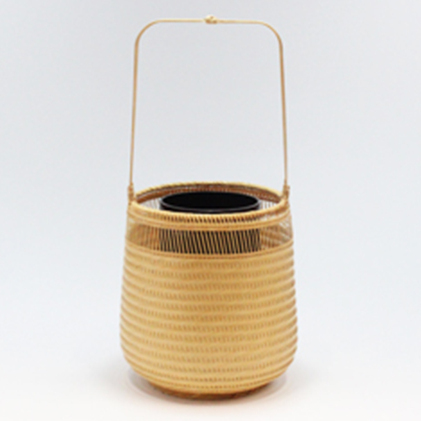 竹工芸品 敦盛花かご(白)広島県竹原市60000衣類・装飾品・工芸品その他 装飾品・工芸品