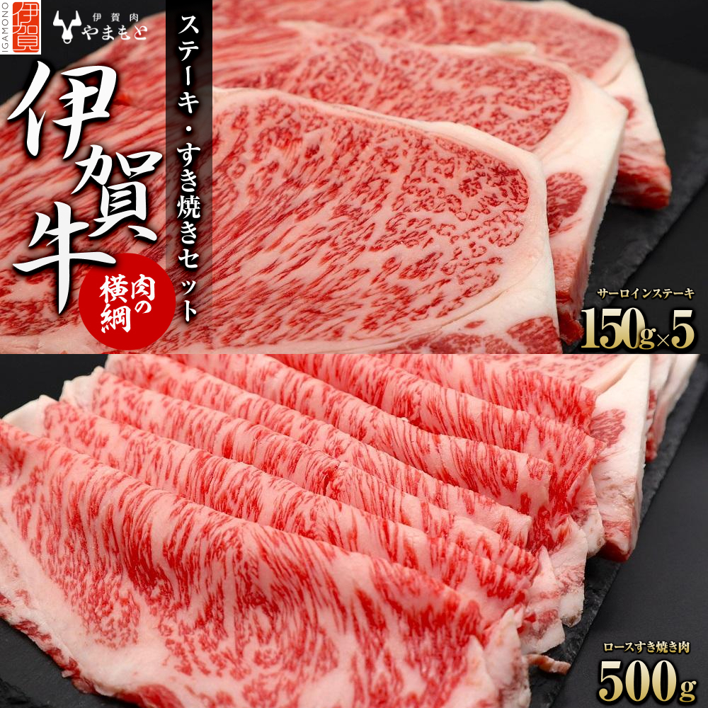 【肉の横綱】伊賀牛ステーキ・すき焼きセット三重県伊賀市100000肉牛肉
