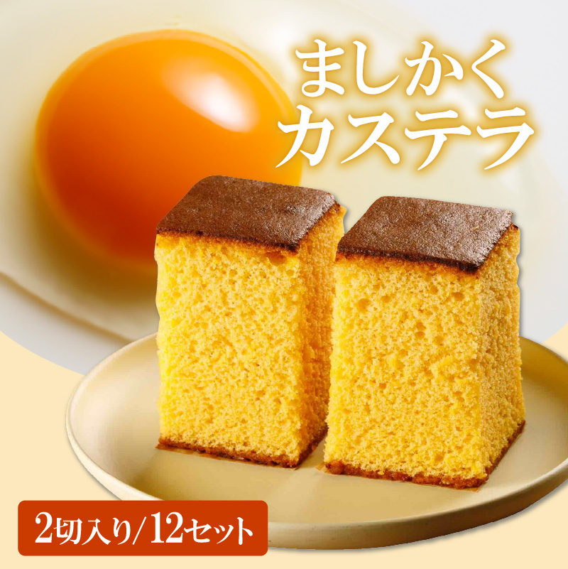 ココテラスのましかくカステラ(2個)12セット愛知県常滑市21000菓子・スイーツケーキ・カステラ