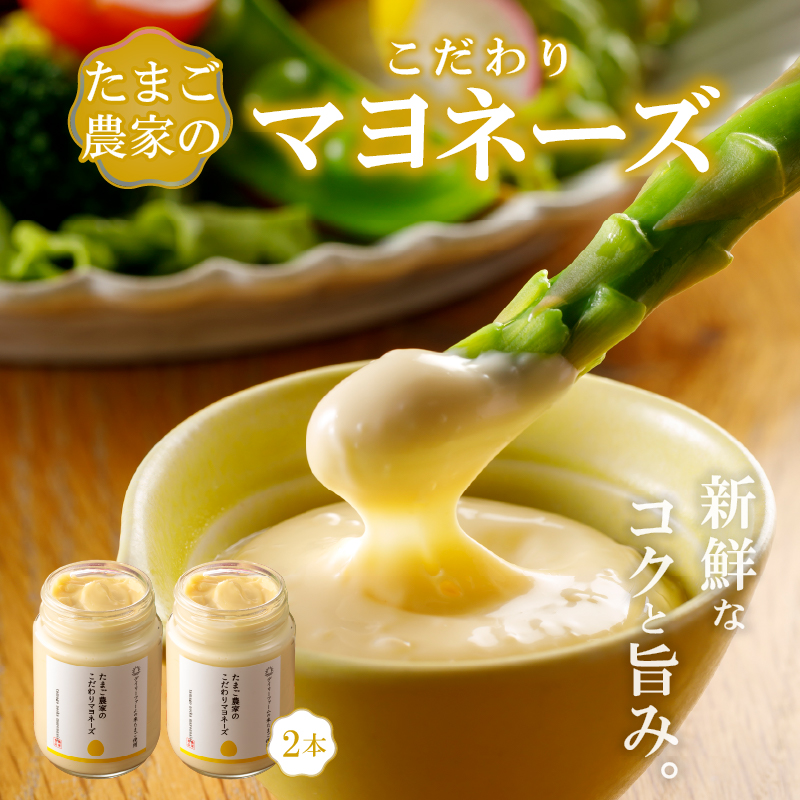 たまご農家のマヨネーズ(2本)愛知県常滑市10000調味料・油その他 調味料・油