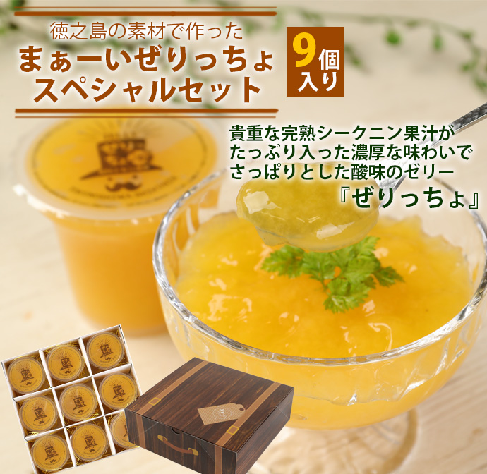 徳之島の素材で作った〜まぁーいぜりっちょセットスペシャル〜 120ml×9個 合計1.8L ぜりっちょ 果汁入りゼリー シークニン ゼリー おやつ スイーツ 国産 九州産 W-9-N鹿児島県天城町18000菓子・