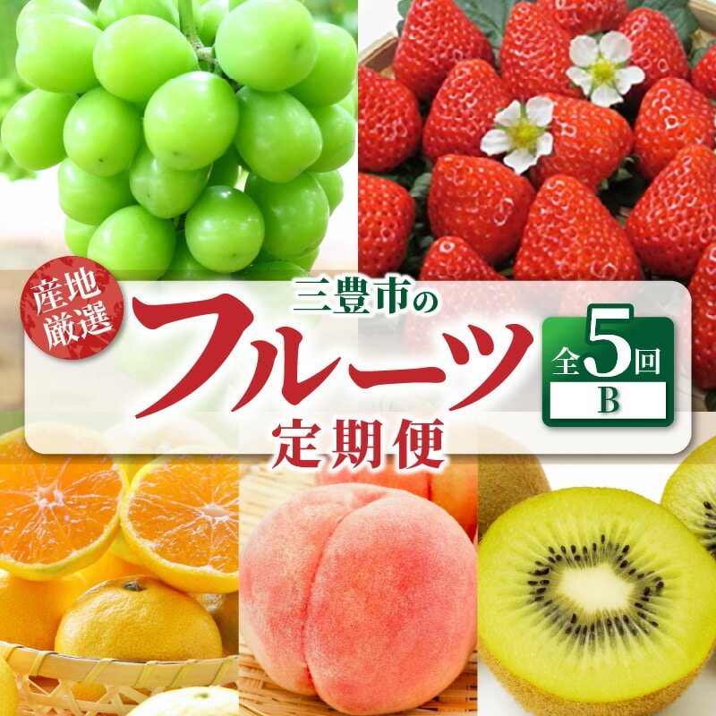 【ふるさと納税】【配送不可地域:北海道・沖縄県・離島】産地厳選三豊のフルーツ5回定期便B  秋 旬香川県三豊市87000果物・フルーツ