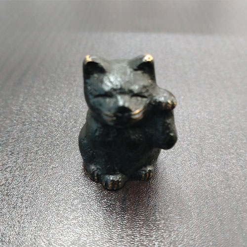 【ふるさと納税】【ゆうパケット】【香川県伝統的工芸品】青銅製 招き猫(ブラック)香川県三豊市7000菓子・スイーツ