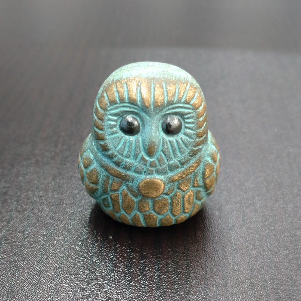 【ふるさと納税】【香川県伝統的工芸品】青銅製 ふくろう(ブルー)香川県三豊市12000菓子・スイーツ