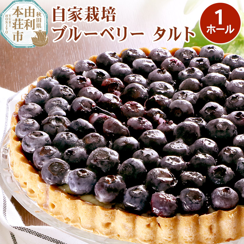 ブルーベリータルト 自家栽培 ブルーベリー 1ホール(直径19cm)秋田県由利本荘市17000菓子・スイーツ