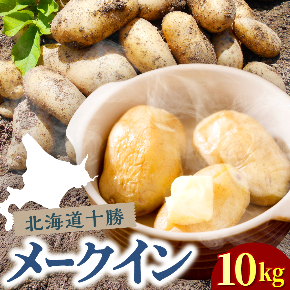 【2025年10月下旬より順次出荷】北海道 十勝芽室町 メークイン Mサイズ 10kg me078-007c-26北海道芽室町8500野菜・きのこじゃがいも・イモ類