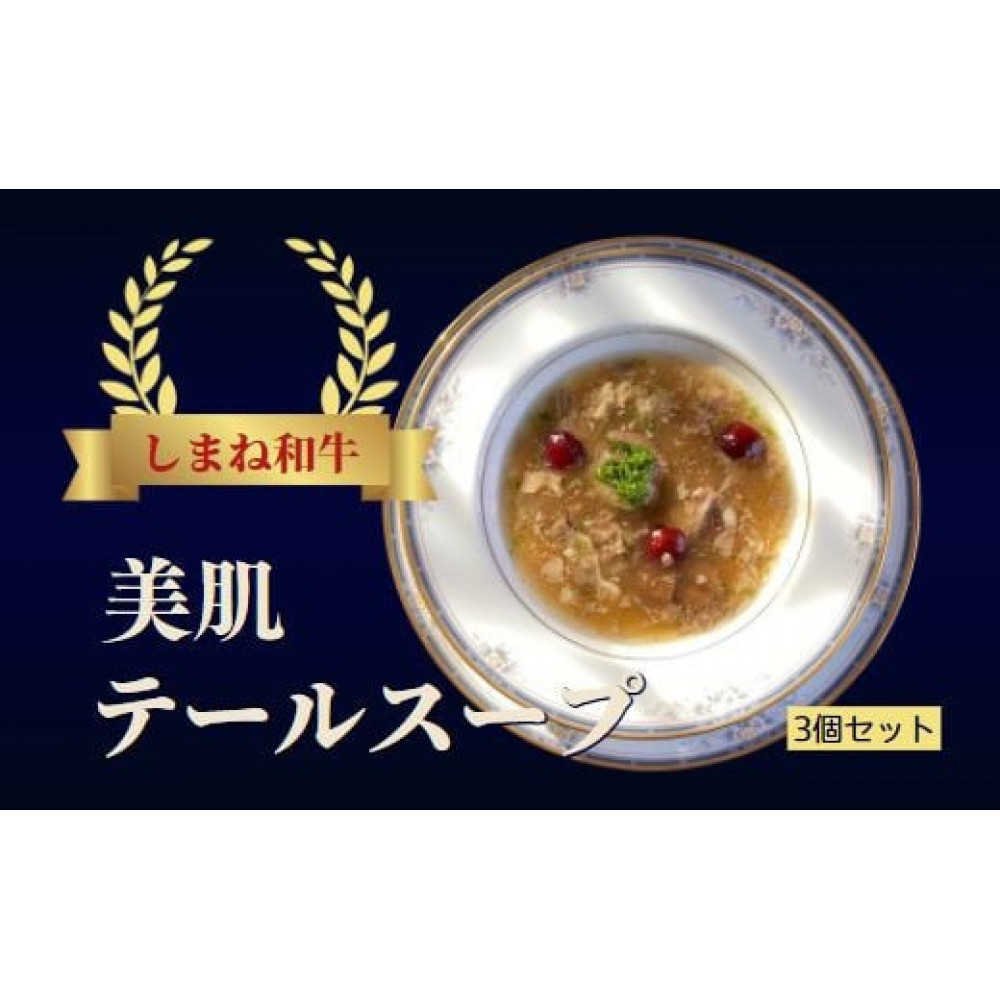 しまね和牛 美肌テールスープ 3食セット島根県出雲市15000肉牛肉