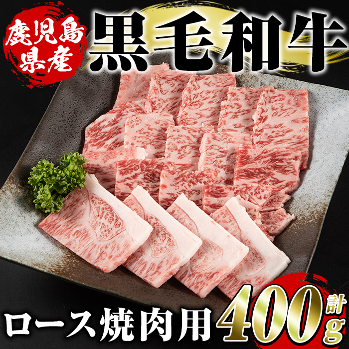 鹿児島県産黒毛和牛ロース焼肉用(400g)国産 九州産 鹿児島産 牛肉 国産牛 焼き肉【スターゼン】akn042-14鹿児島県阿久根市15000肉牛肉