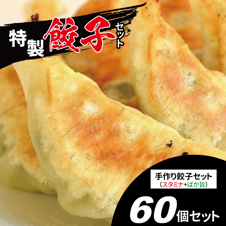 BQ-12 特製!手作り餃子セット(スタミナ餃子30個+ばか旨餃子30個)千葉県柏市12500肉
