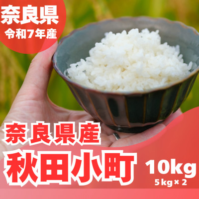 【令和7年産】奈良県産 あきたこまち 精米 10kg ( 5kg×2 )【1457054】奈良県大和高田市32000米・パン白米