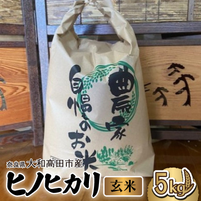 お米 ヒノヒカリ (玄米) 5kg【1578025】奈良県大和高田市18000米・パン玄米・雑穀米・もち米・餅