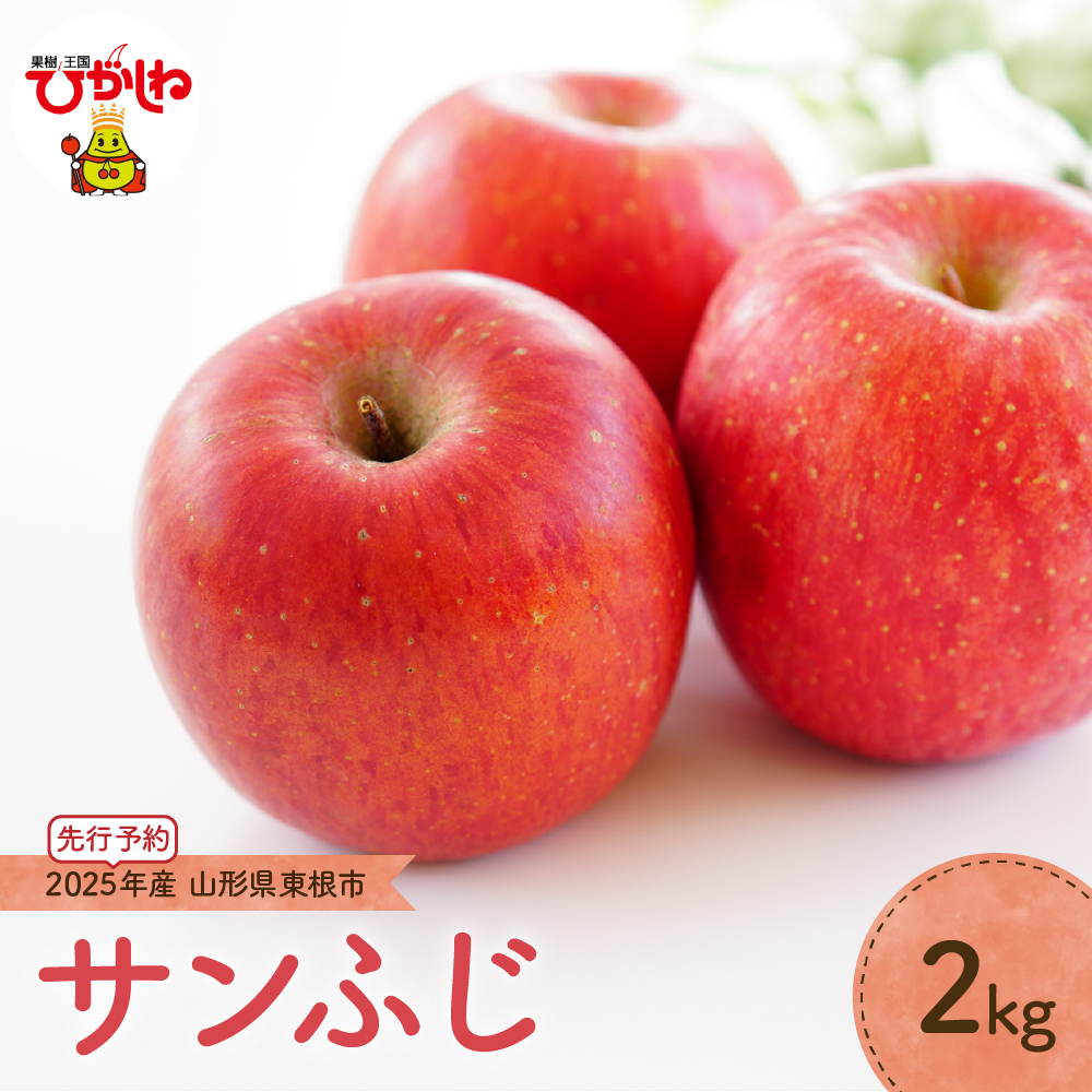 【2025年産 先行予約】りんご「サンふじ」2kg JA提供 山形県 東根市 hi003-136-1山形県東根市9000果物・フルーツりんご・梨