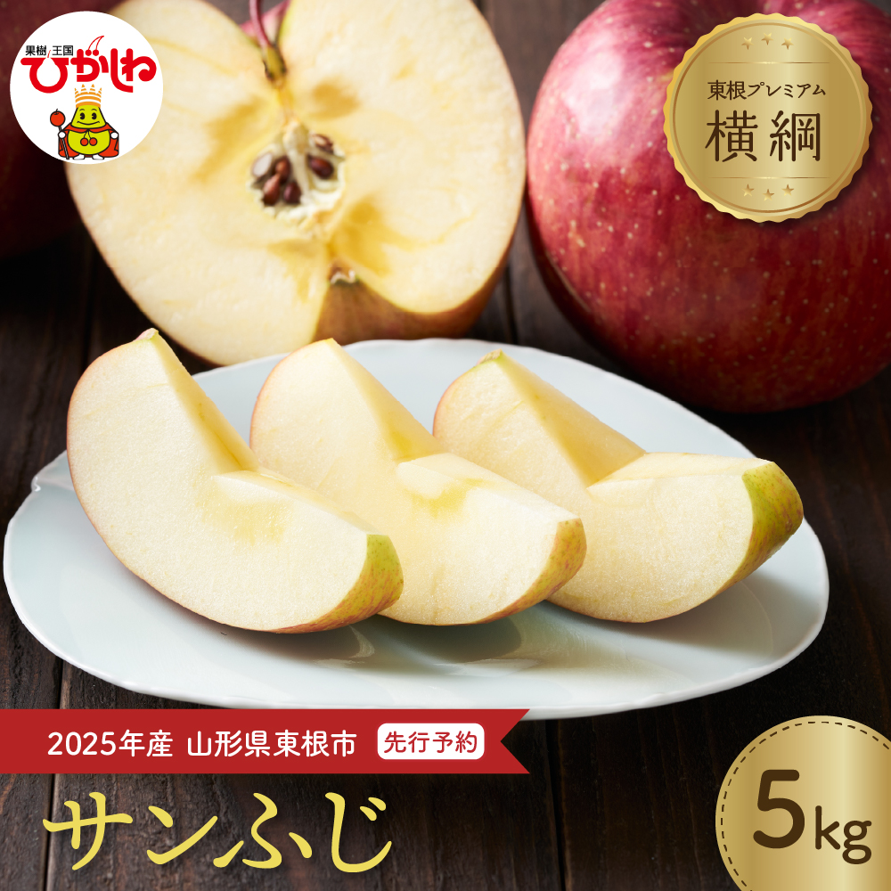 【2025年産 先行予約】 りんご「【横綱】サンふじ」5kg JA提供 山形県 東根市 hi003-140-1山形県東根市32000果物・フルーツりんご・梨