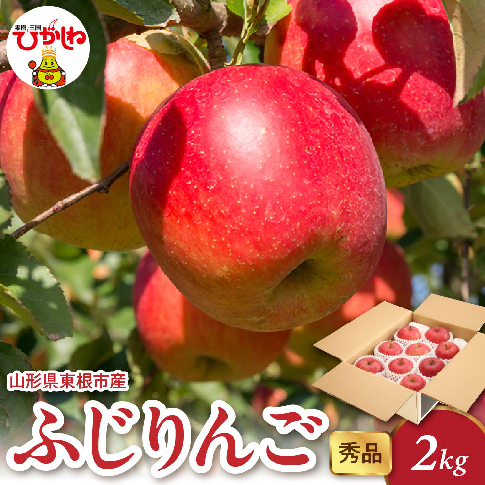 2025年産 ふじりんご 2kg(4-9玉) 秀品 山形県 東根市 hi082-016-1山形県東根市10000果物・フルーツ