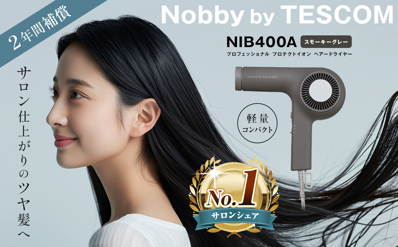 プロフェッショナル プロテクトイオン ヘアードライヤー スモーキーグレー(NIB400A−H) | ドライヤー サロン ヘアケア 家電 電化製品 髪 製品 日用品 本体 軽い 風呂 洗面台 適温 適湿 長野