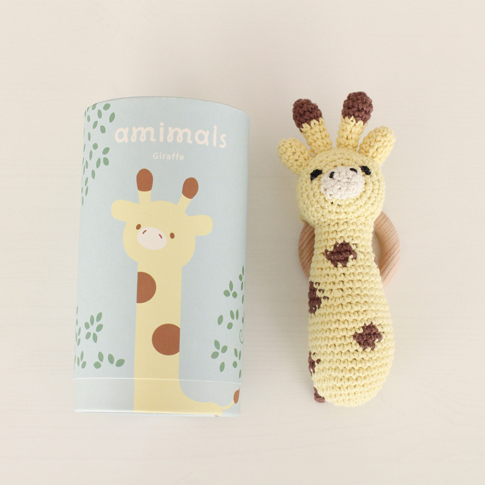 HOPPL(ホップル)amimals(アミマルズ) ラトル Giraffe大阪府堺市15000雑貨・日用品おもちゃ・ぬいぐるみ