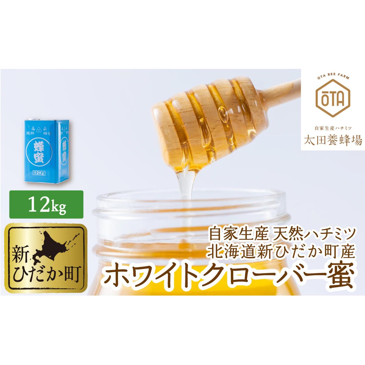 北海道産 天然 はちみつ ホワイトクローバー蜜 12kg北海道新ひだか町230000鍋セット・総菜・加工食品その他 鍋セット・総菜・加工食品