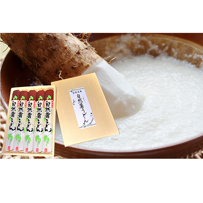 里郷 自然薯うどん(稲庭製法)180g×5袋 五城目産自然薯使用 麺類 乾麺 秋田県五城目町13000麺
