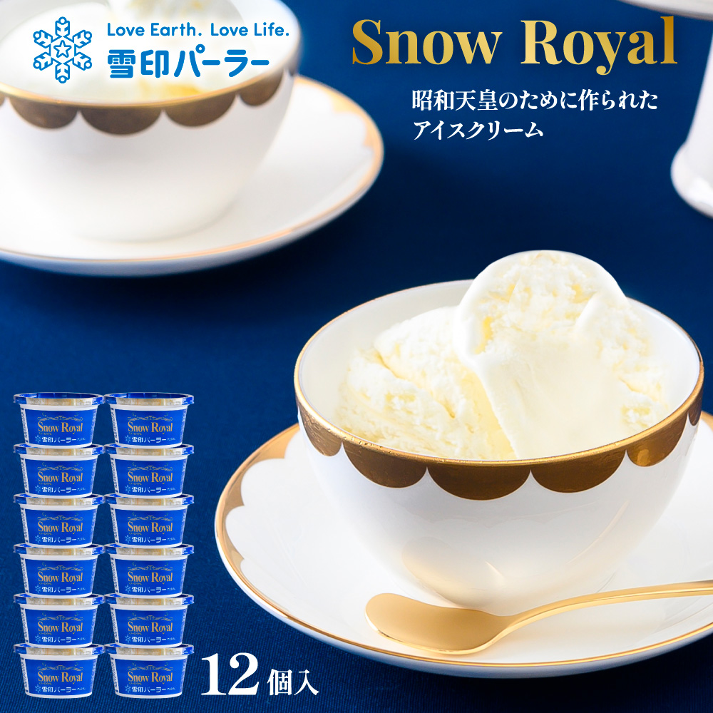 雪印パーラー スノーロイヤル 12個セット【2310103】北海道羽幌町23000菓子・スイーツアイス・ジェラート